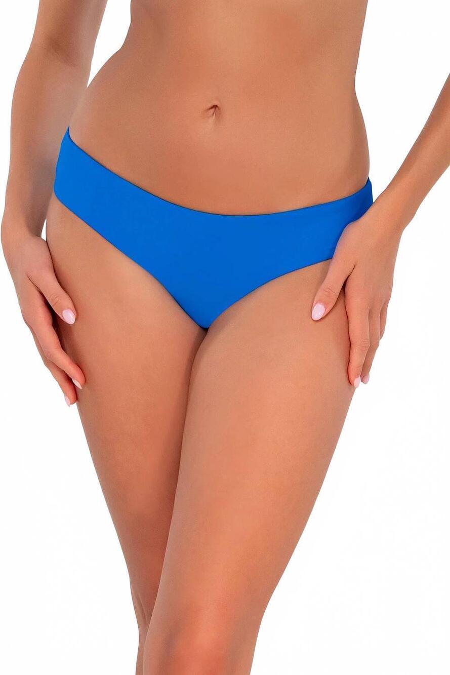 NEW SUNSETS INC. alana reversible hipster bottom in electric blue